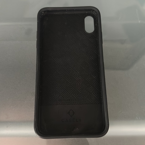 Casely Open Hearts Black and White iPhone XS Max Phone Case - Picture 2 of 4